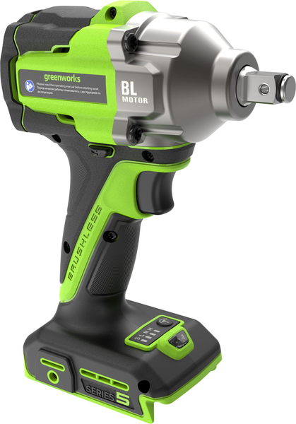 Изображение товара Аккумуляторный гайковерт Greenworks IW5500 бесщеточный 24V / 3805007 (без АКБ и ЗУ)
