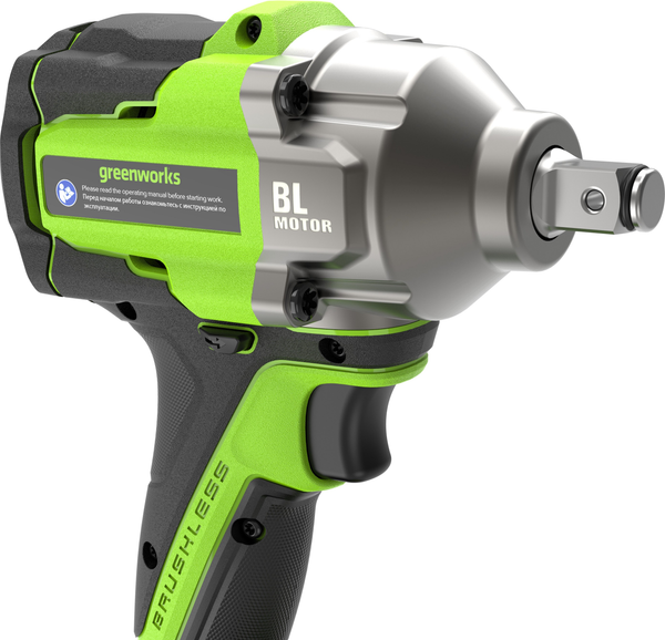 Изображение товара Аккумуляторный гайковерт Greenworks IW5500 бесщеточный 24V / 3805007 (без АКБ и ЗУ)