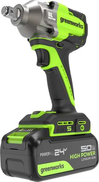 Изображение товара Аккумуляторный гайковерт Greenworks IW5500 / 3805007CUG