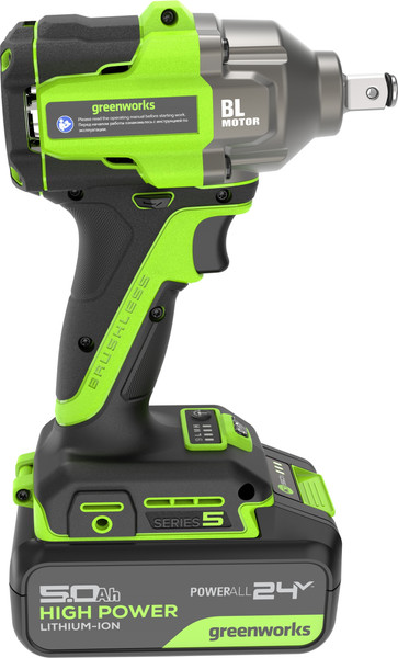 Изображение товара Аккумуляторный гайковерт Greenworks IW5500 / 3805007CUG