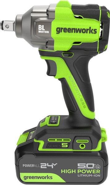 Изображение товара Аккумуляторный гайковерт Greenworks IW5500 / 3805007CUG