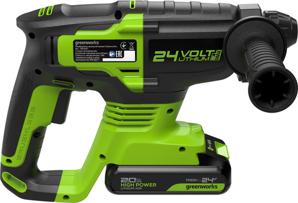 Изображение товара Перфоратор Greenworks GD24SDS2 / 3803007CUA