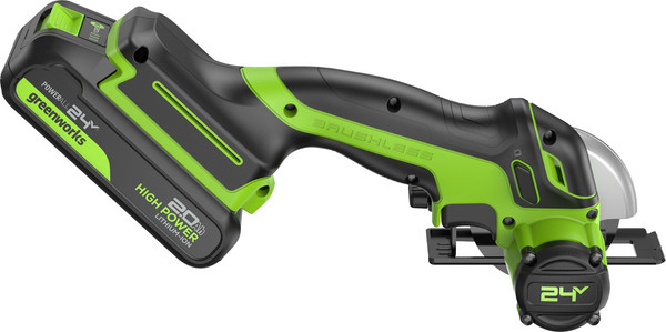 Изображение товара Угловая шлифовальная машина Greenworks GD24UCS / 3402007CUA