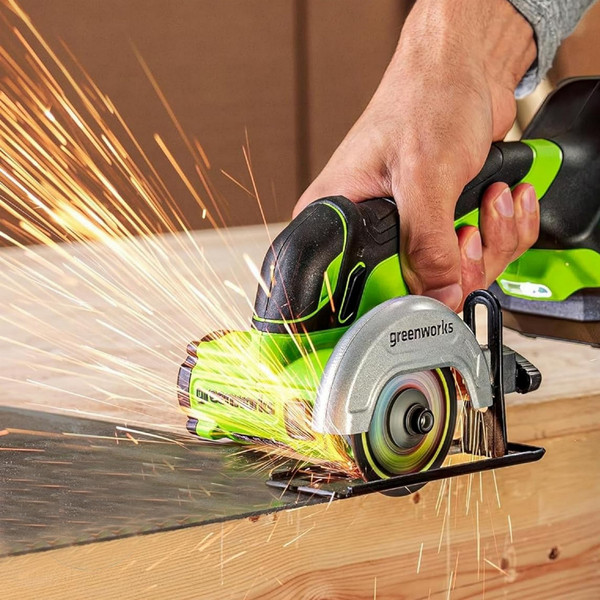 Изображение товара Угловая шлифовальная машина Greenworks GD24UCS / 3402007CUA