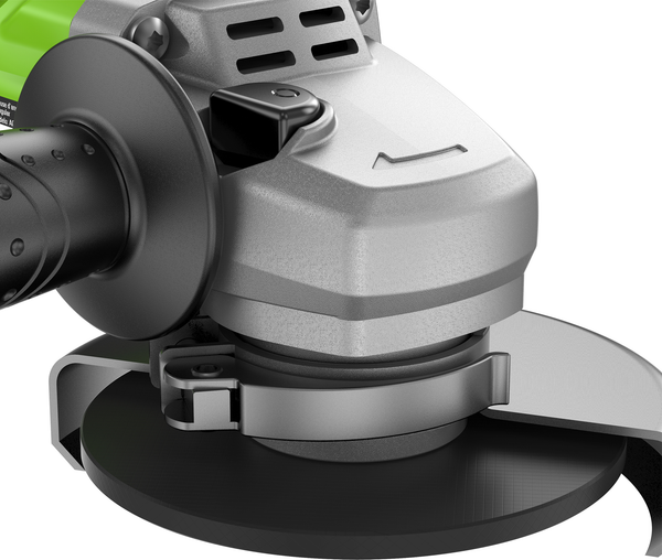 Изображение товара Угловая шлифовальная машина Greenworks GD24AG бесщеточная 24V / 3200207CUG (с АКБ 5Ач и ЗУ)