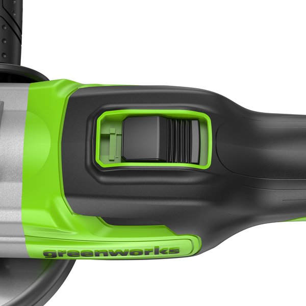 Изображение товара Угловая шлифовальная машина Greenworks GD24AG бесщеточная 24V / 3200207CUH (с АКБ 8Ач и ЗУ)