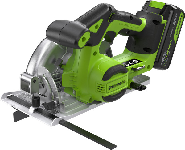 Изображение товара Дисковая пила Greenworks GD24CS165 / 1501607CUB