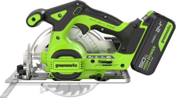 Изображение товара Дисковая пила Greenworks GD24CS165 / 1501607CUG