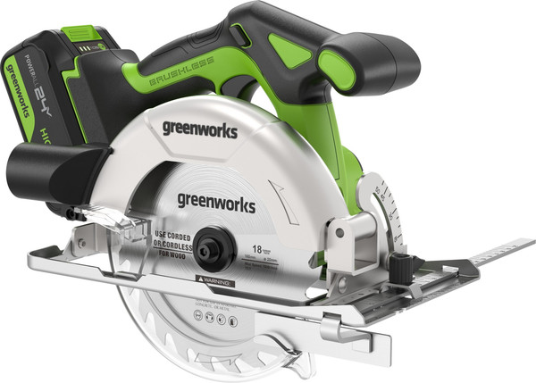Изображение товара Дисковая пила Greenworks GD24CS165 / 1501607CUG