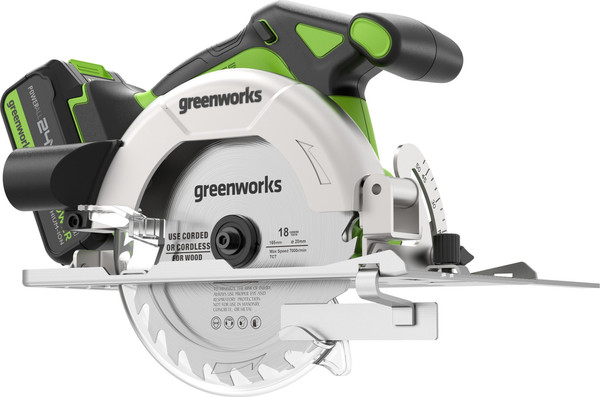 Изображение товара Дисковая пила Greenworks GD24CS165 / 1501607CUG