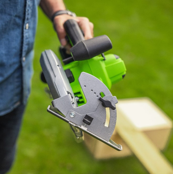 Изображение товара Дисковая пила Greenworks GD24CS бесщеточная 24V / 1500907CUB (с АКБ 4Ач и ЗУ)