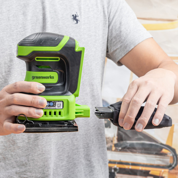 Изображение товара Вибрационная шлифовальная машина Greenworks G24SS14 / 3100507CUA