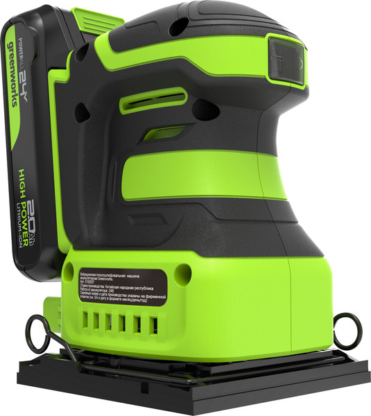 Изображение товара Вибрационная шлифовальная машина Greenworks G24SS14 / 3100507CUA
