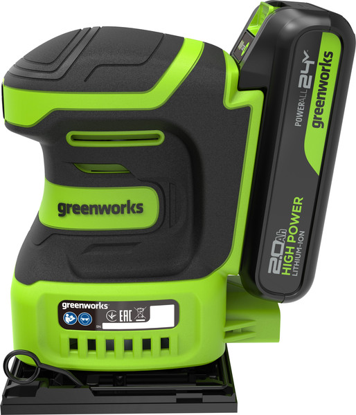 Изображение товара Вибрационная шлифовальная машина Greenworks G24SS14 / 3100507CUA