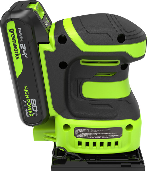 Изображение товара Вибрационная шлифовальная машина Greenworks G24SS14 / 3100507CUA