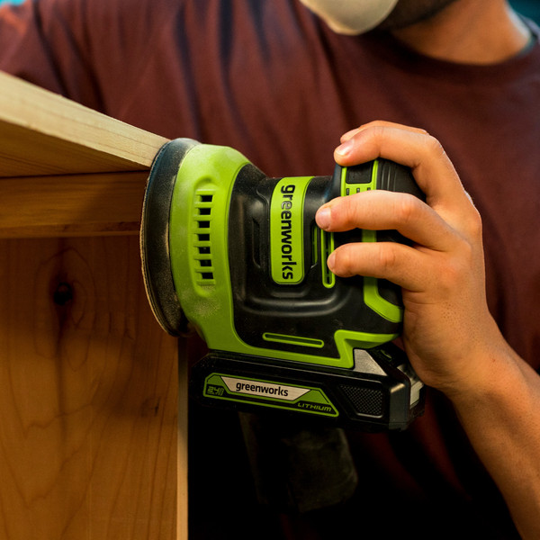 Изображение товара Эксцентриковая шлифовальная машина Greenworks OS325 / 3100907CUA