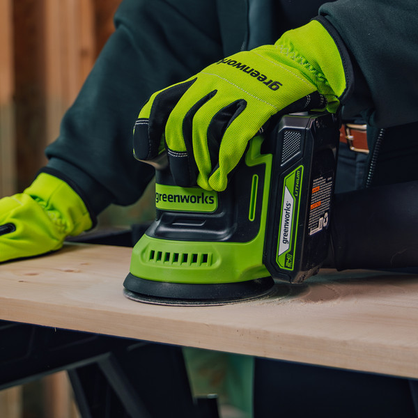 Изображение товара Эксцентриковая шлифовальная машина Greenworks OS325 / 3100907CUA