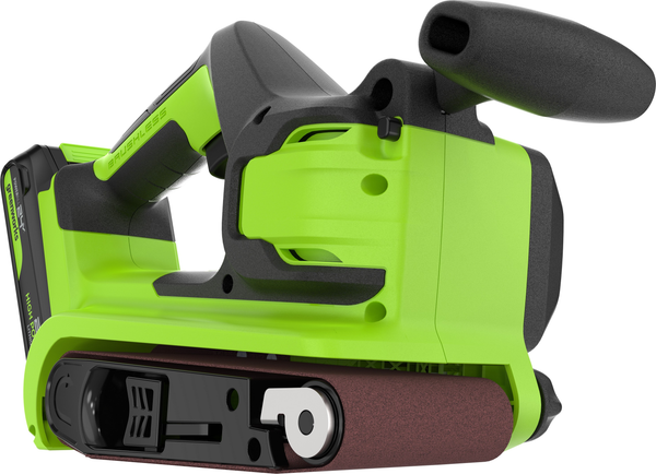 Изображение товара Ленточная шлифовальная машина Greenworks G24BS бесщеточная 24V / 3100607CUA (с АКБ 2Ач и ЗУ)