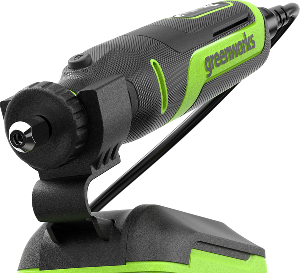 Изображение товара Гравер Greenworks G24RT бесщеточный 24V / 3200807CUA (с АКБ 2Ач, ЗУ, сумкой и оснасткой 52шт)