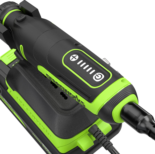 Изображение товара Гравер Greenworks G24RT бесщеточный 24V / 3200807CUA (с АКБ 2Ач, ЗУ, сумкой и оснасткой 52шт)