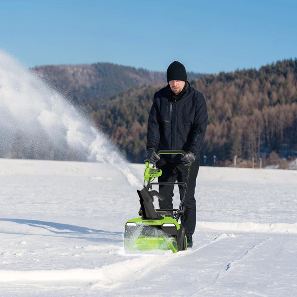 Изображение товара Снегоуборщик аккумуляторный Greenworks GD40STX2 / 2603407UB