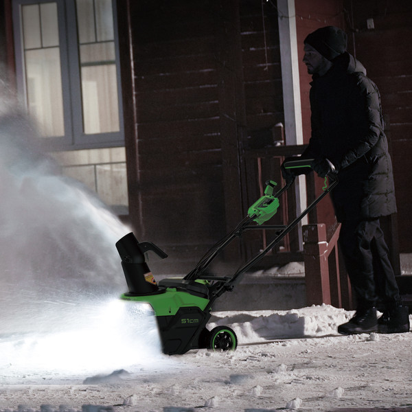 Изображение товара Снегоуборщик аккумуляторный Greenworks GD40STX2 / 2603407UB
