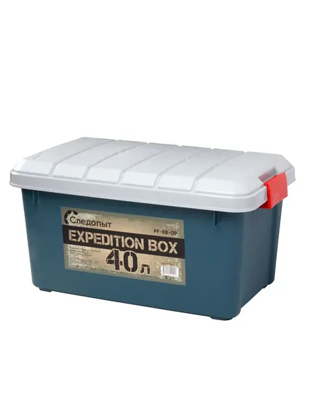 Изображение товара Ящик рыболовный Следопыт Expedition Box / PF-EB-03 (зеленый/серый)
