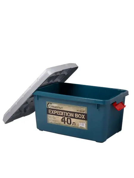 Изображение товара Ящик рыболовный Следопыт Expedition Box / PF-EB-03 (зеленый/серый)
