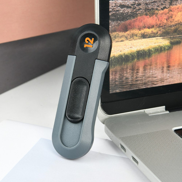 Изображение товара Нож пистолетный Deli Soft Touch / EHT4007 (черный)