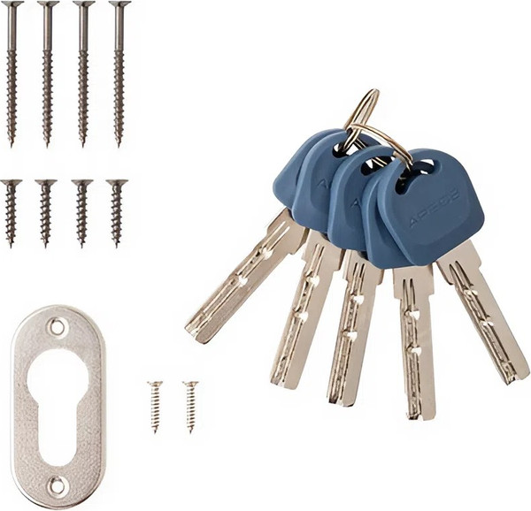 Изображение товара Замок накладной Apecs R04-C-GR (ЗН1А-1М)