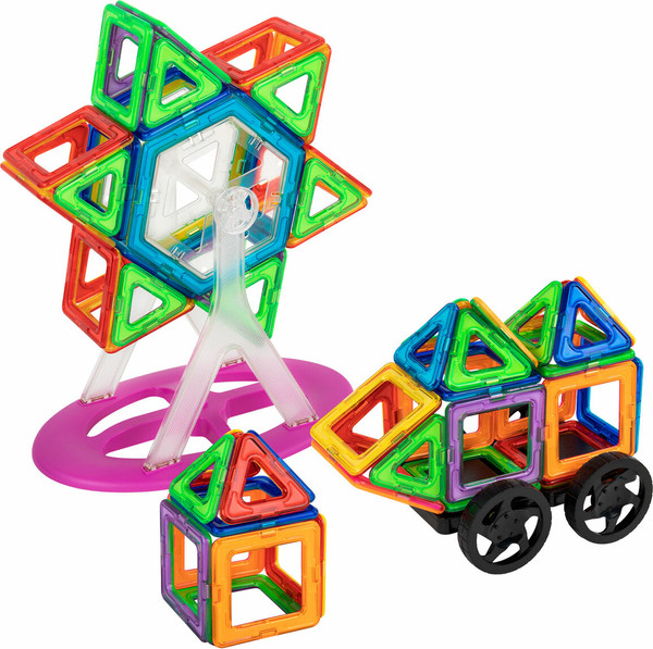 Изображение товара Конструктор магнитный Brauberg Kids Magnetic Blocks / 665720