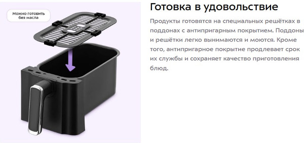 Изображение товара Аэрогриль Kitfort КТ-8148