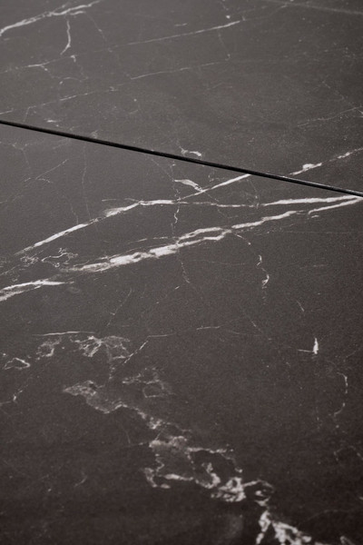 Изображение товара Обеденный стол Halmar Volant 140-180x90 (черный мрамор/дуб золотой)