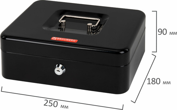 Изображение товара Денежный ящик Brauberg 291349 (черный)