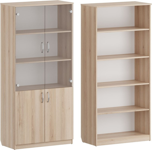 Изображение товара Шкаф с витриной Речицадрев Модуль / Р 286.09-01 (яблоня моди 156)