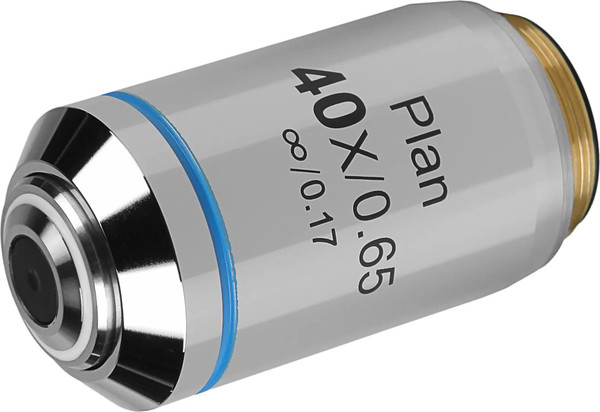 Изображение товара Объектив для микроскопа Микромед PLAN 40x/0.65 беск/0.17 DIN / 32919