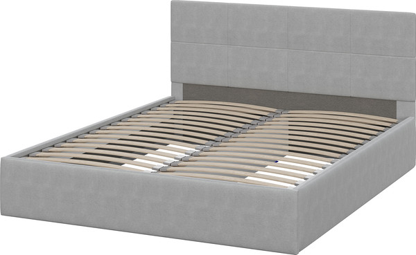 Изображение товара Двуспальная кровать Mio Tesoro Империал с ортопедическим основанием (серый)