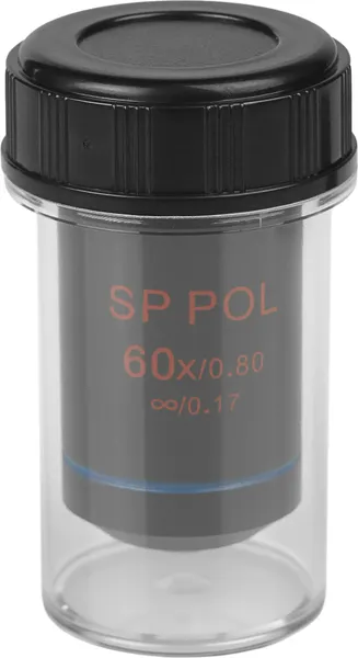 Изображение товара Объектив для микроскопа Микромед SP POL 60x/0.80 беск/0.17 DIN / 32928