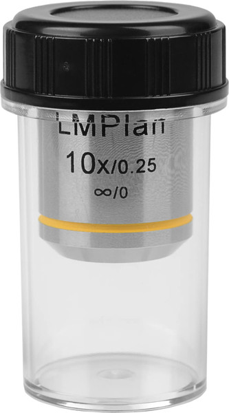 Изображение товара Объектив для микроскопа Микромед LM PLAN 10x/0.25 беск/0 DIN / 32921