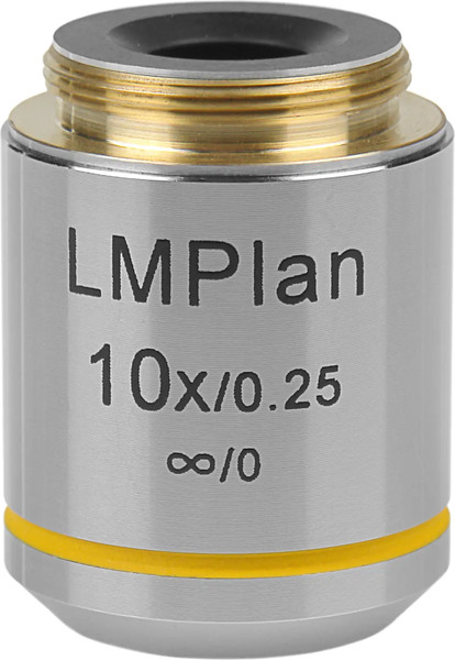 Изображение товара Объектив для микроскопа Микромед LM PLAN 10x/0.25 беск/0 DIN / 32921