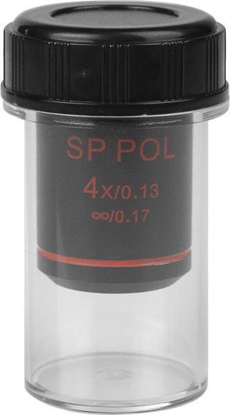 Изображение товара Объектив для микроскопа Микромед SP POL 4x/0.13 беск/0.17 DIN / 32925
