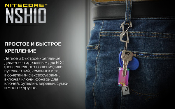 Изображение товара Карабин пожарный Nitecore NSH10 / 19375