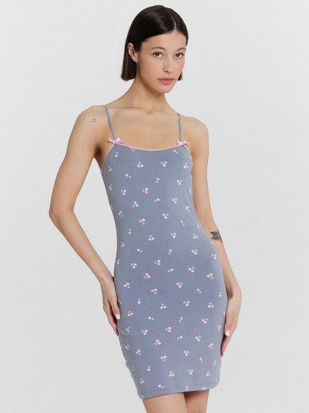 Изображение товара Сорочка Mark Formelle 572393 (р.164/170-84-90, вишни на сизом)