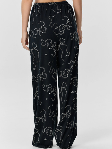 Изображение товара Комплект домашней одежды Mark Formelle 592320 (р.164/170-84-90, черный/бантики на черном)