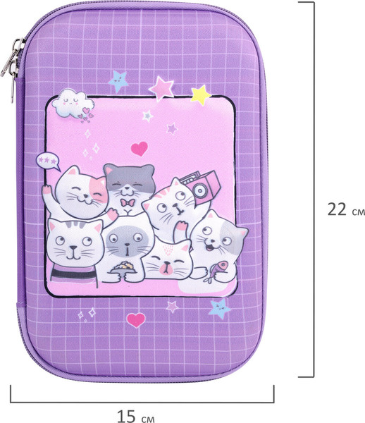 Изображение товара Пенал Юнландия Cats Selfie / 273193