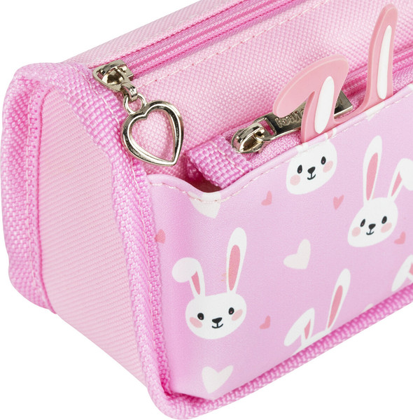 Изображение товара Пенал Юнландия Bunnies / 272346 (розовый)