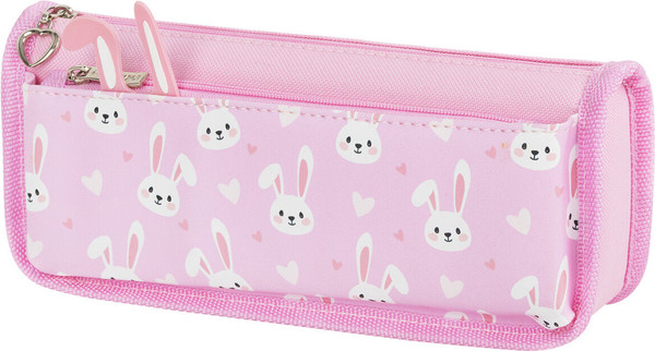 Изображение товара Пенал Юнландия Bunnies / 272346 (розовый)