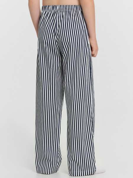 Изображение товара Пижама детская Mark Formelle 563330 (р.122-60-54, серый меланж 4306-А/синяя полоска на белом)