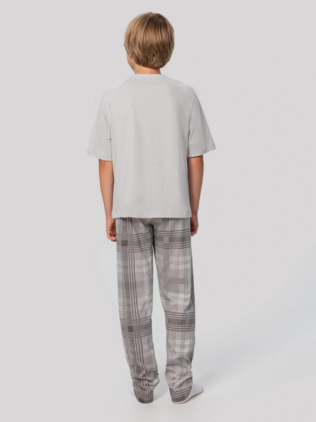 Изображение товара Пижама детская Mark Formelle 563335 (р.116-60-54, мрамор/серая клетка)