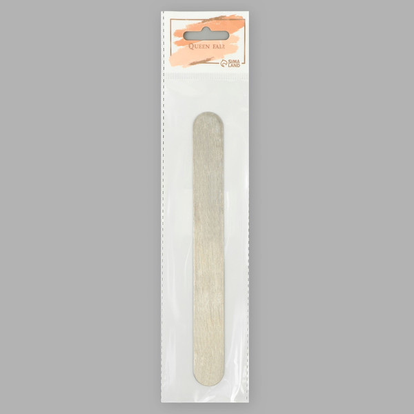 Изображение товара Пилка-основа для ногтей Queen Fair Прямая, двухсторонняя / 6957042 (нержавеющая сталь)